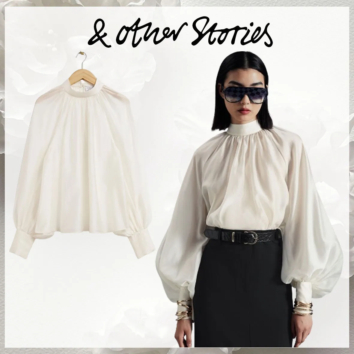 & Other Stories  |Office Style Elegant Style Formal Style  Shirts & Blouses