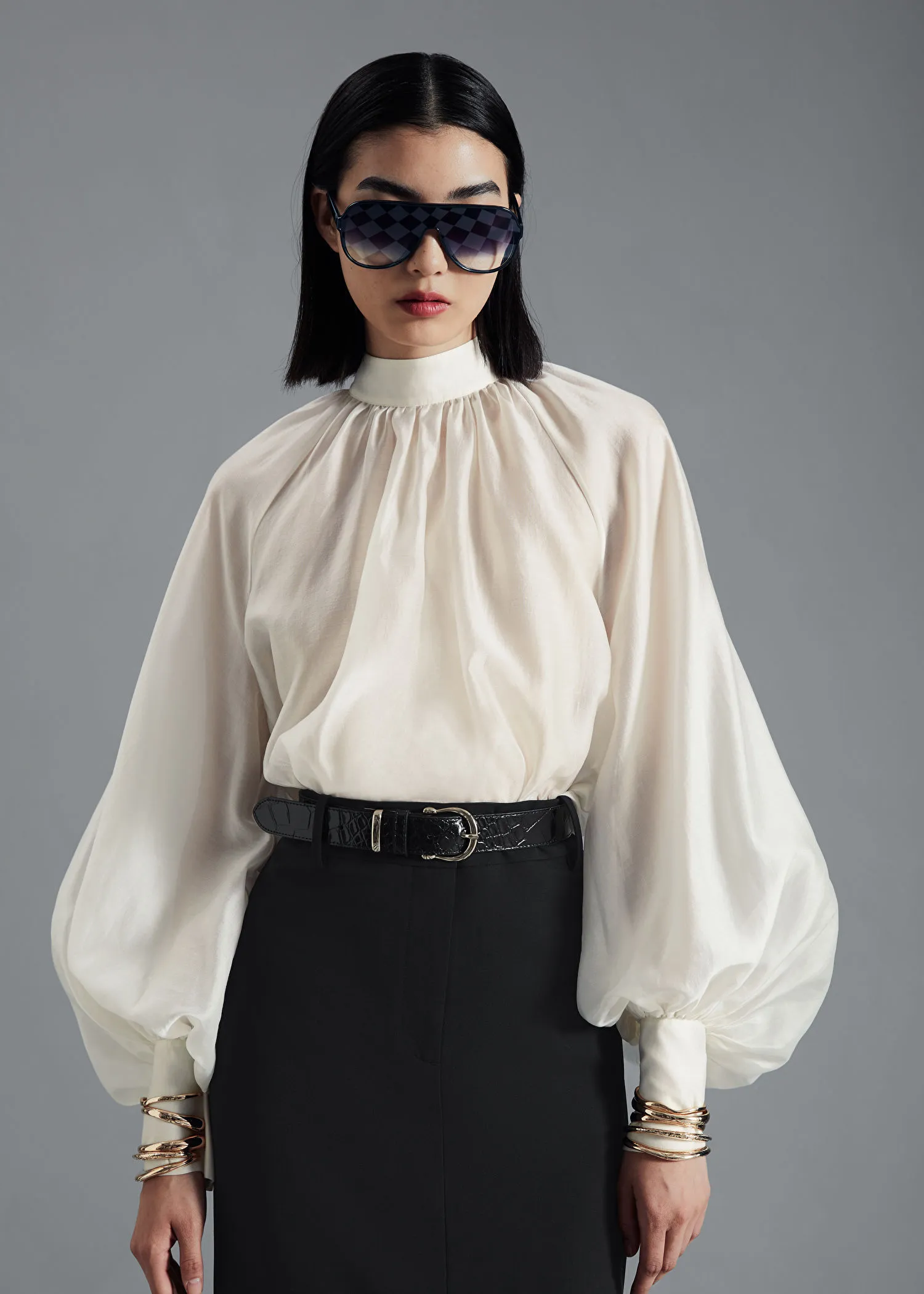 & Other Stories  |Office Style Elegant Style Formal Style  Shirts & Blouses