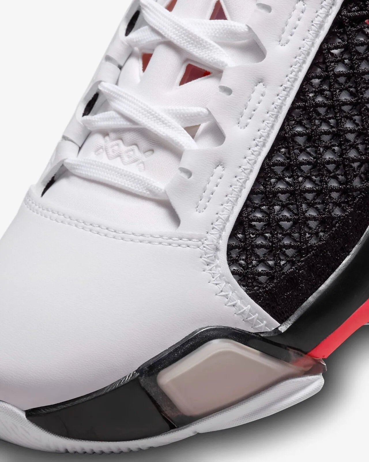 Air Jordan 38 PF Fundamentals White Black Siren Red DZ3355-106