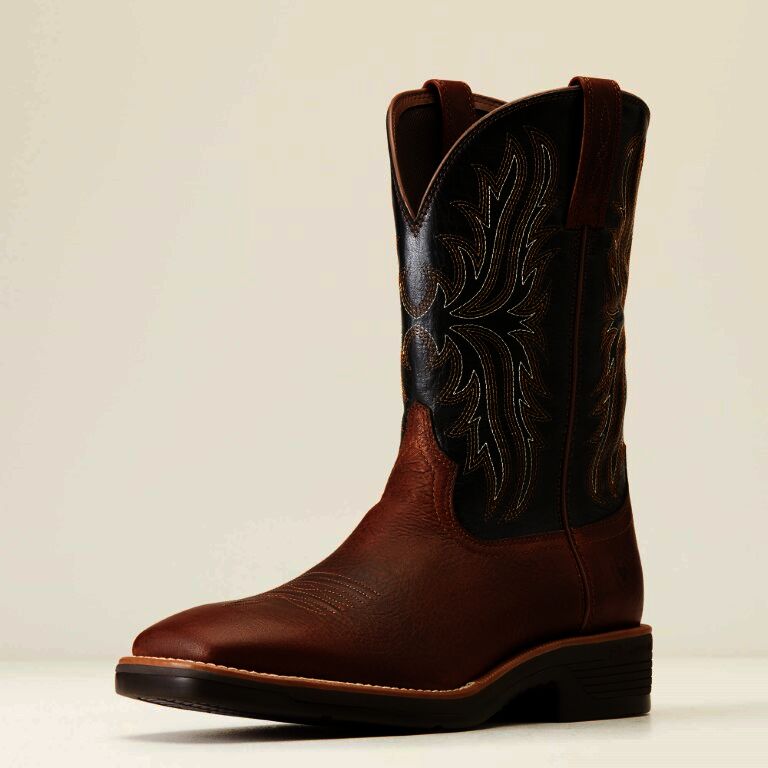 Ariat Men's Ridgeback Cowboy Boot in Deepest Clay