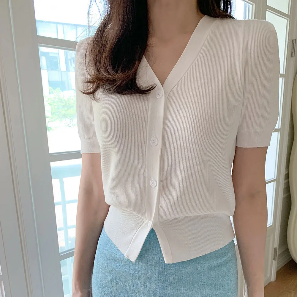 BADDIARY  |Casual Style Plain Short Sleeves Party Style Office Style