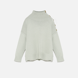 CASHMERE WOOL KNIT SAGE