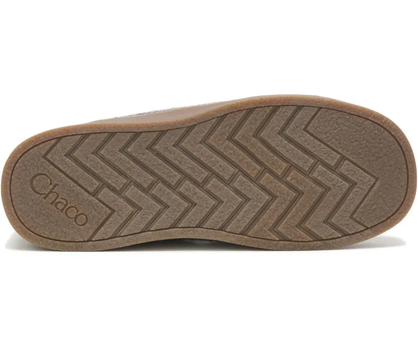 Chaco Mens Revel Collapsable Back Slippers-Gray