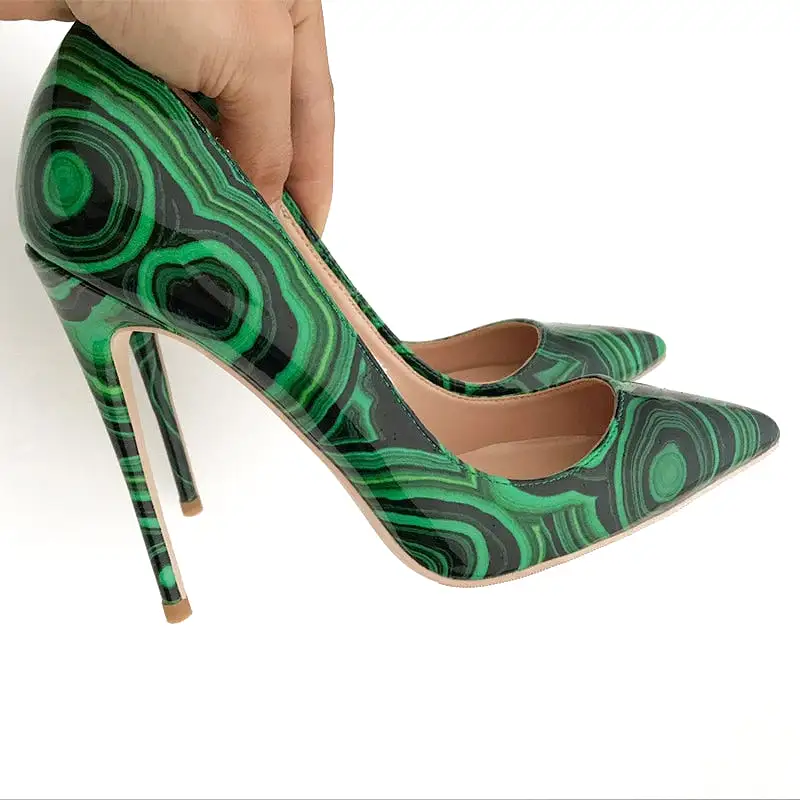 Classic Italian Style Green Shoes