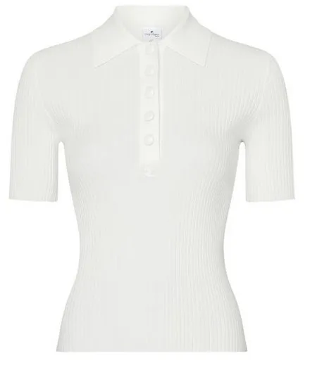 Courreges  |Casual Style Street Style Plain Short Sleeves Party Style