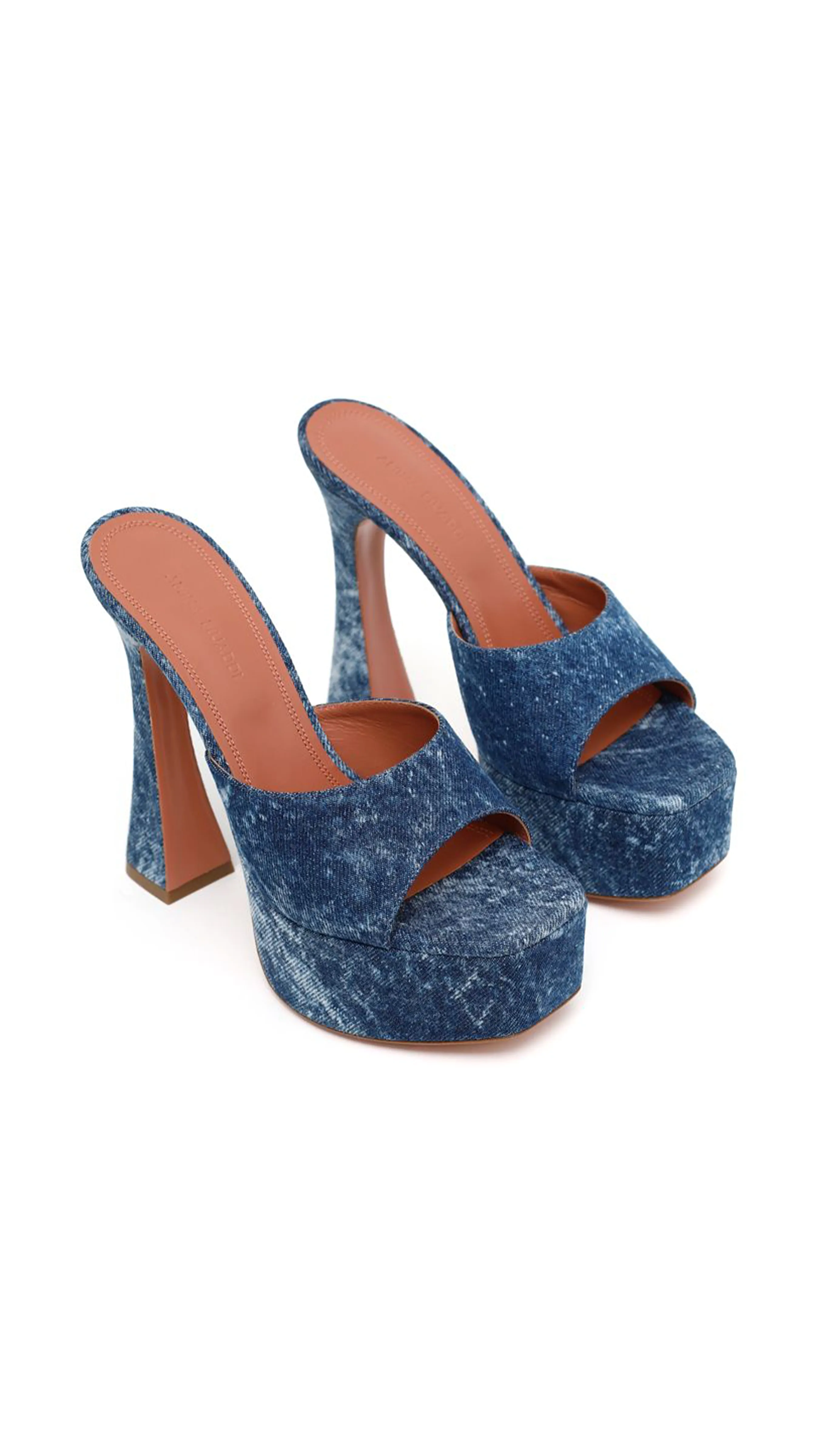 Dalida Denim Slipper - Acid Wash