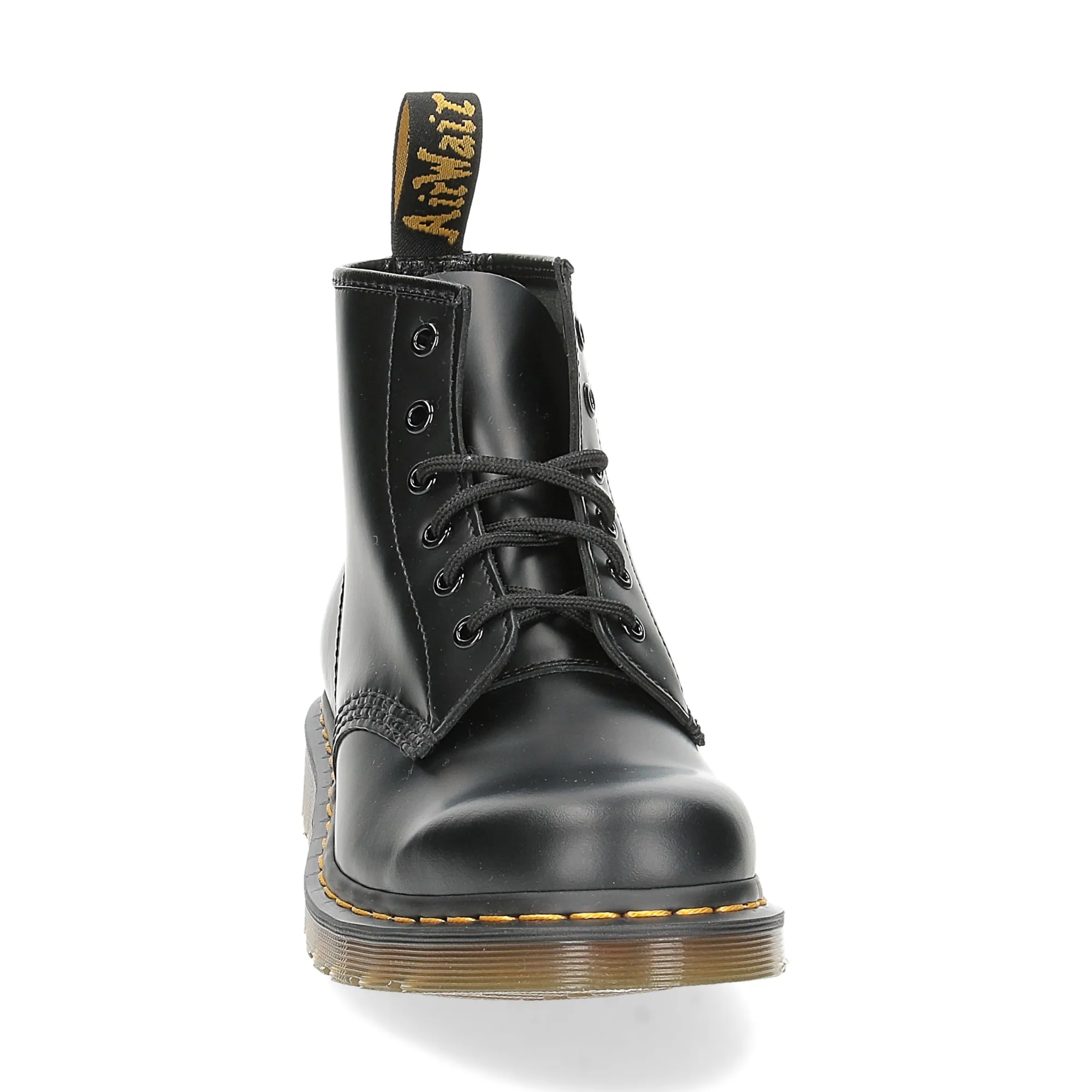 Dr. Martens 101 black smooth yellow stich - Al Siletto | Al Siletto