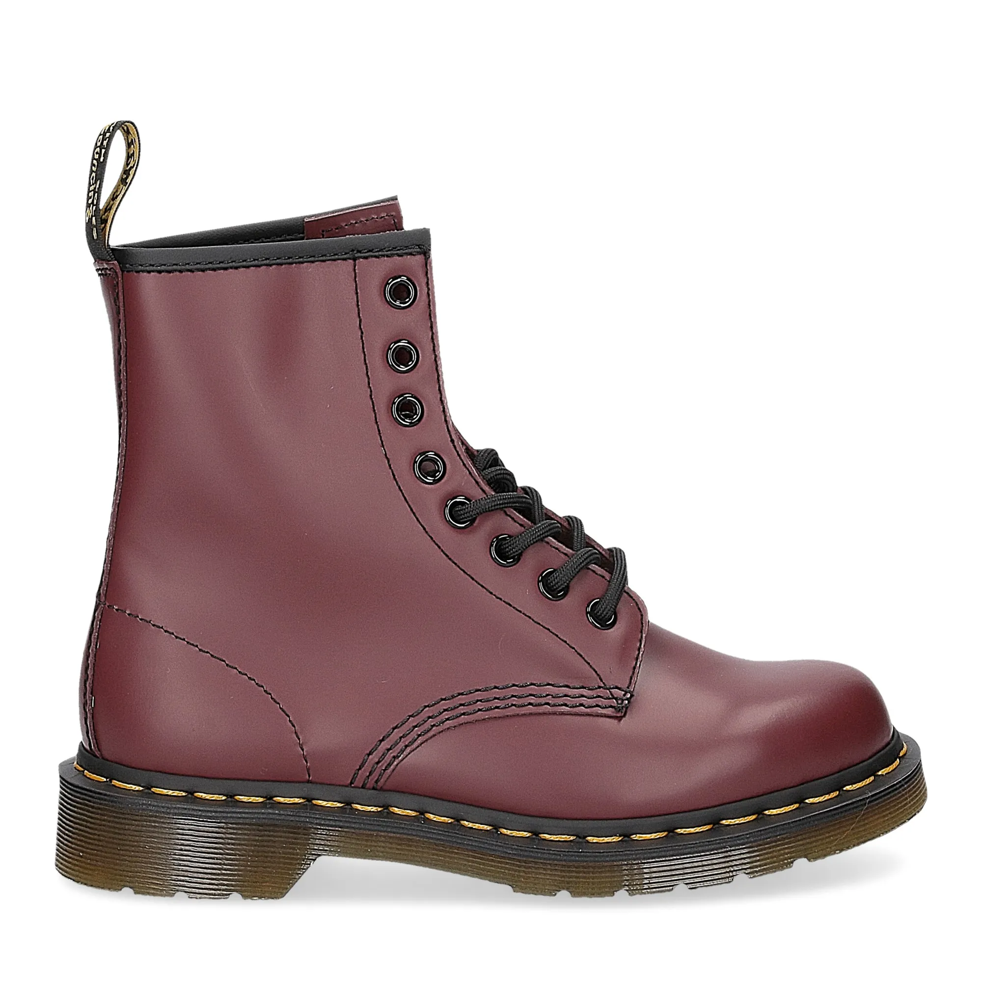 Dr. Martens Anfibio Donna 1460 cherry red smooth - Al Siletto | Al Siletto