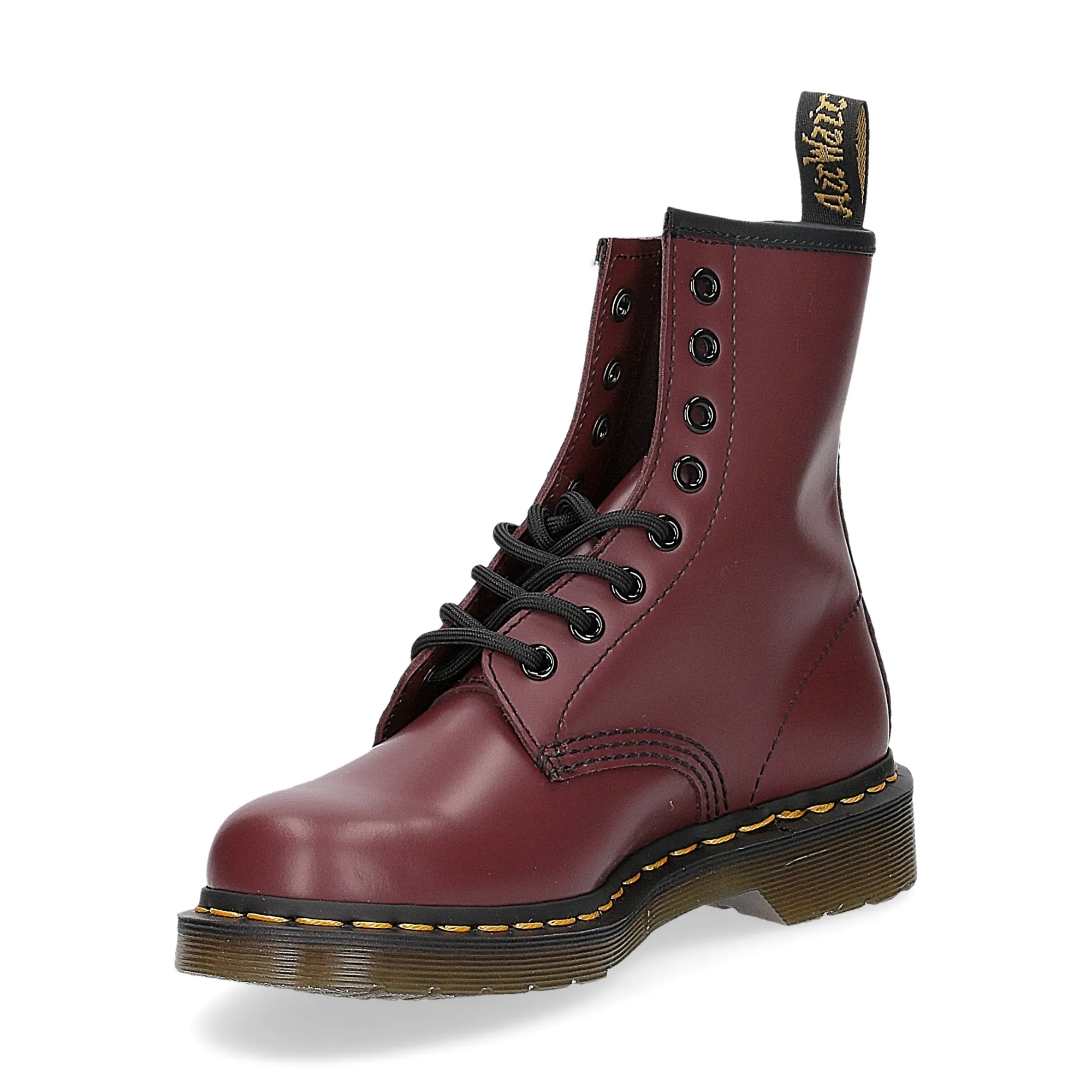 Dr. Martens Anfibio Donna 1460 cherry red smooth - Al Siletto | Al Siletto