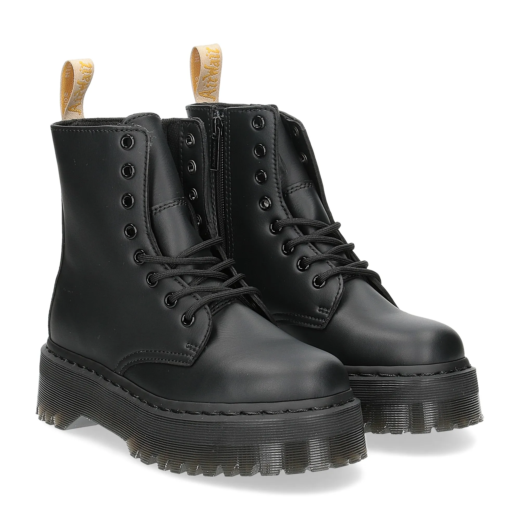 Dr. Martens Jadon II black mono felix rub of - Al Siletto | Al Siletto