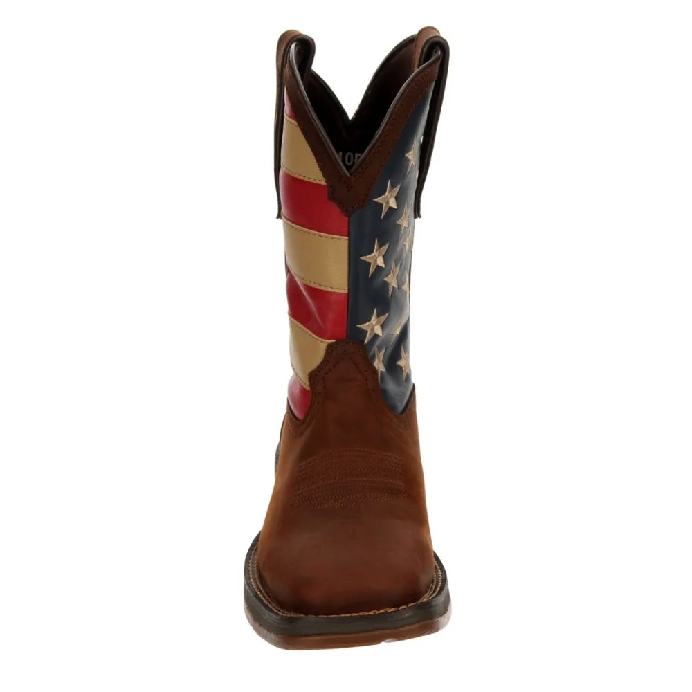 DURANGO  MENS FLAG WESTERN BOOT