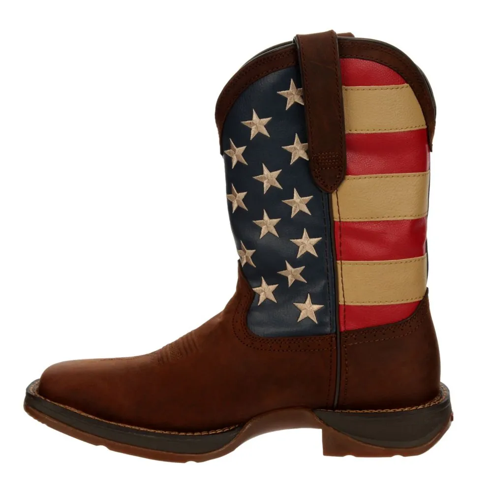 DURANGO  MENS FLAG WESTERN BOOT