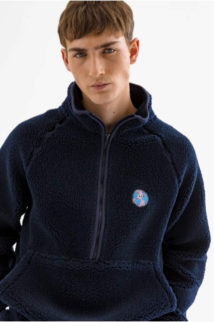 Edmmond Studios Fleece Pullover - Globe