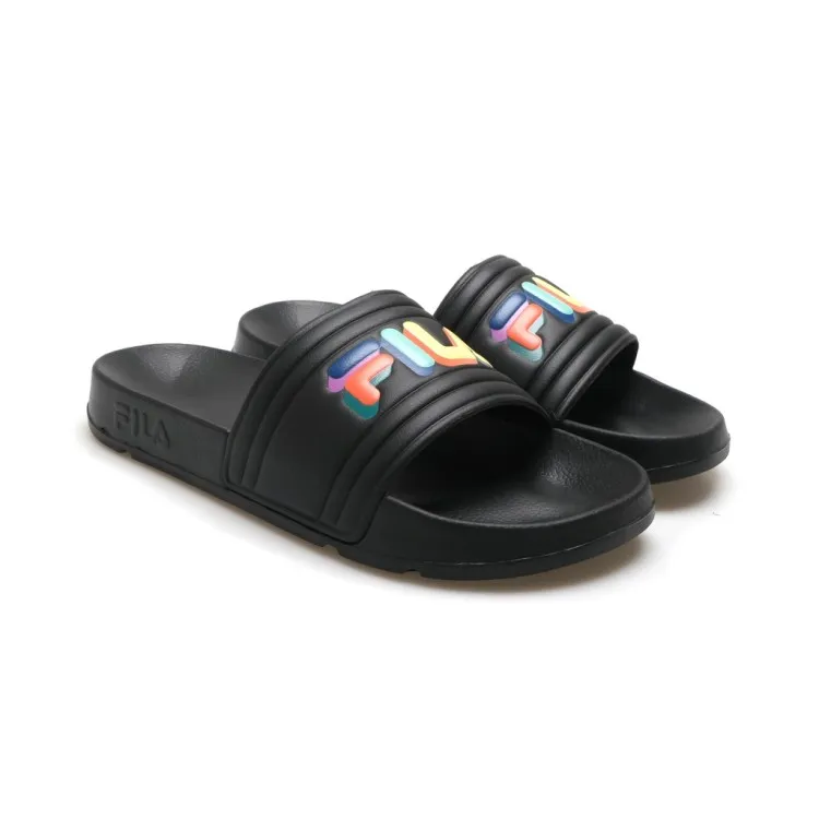 FILA MORRO BAY SLIPPER Ciabatte Uomo Mare Piscina Fascia con Logo Nero