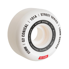 Globe G2 Conical Street Wheel 53mm - White/Essential