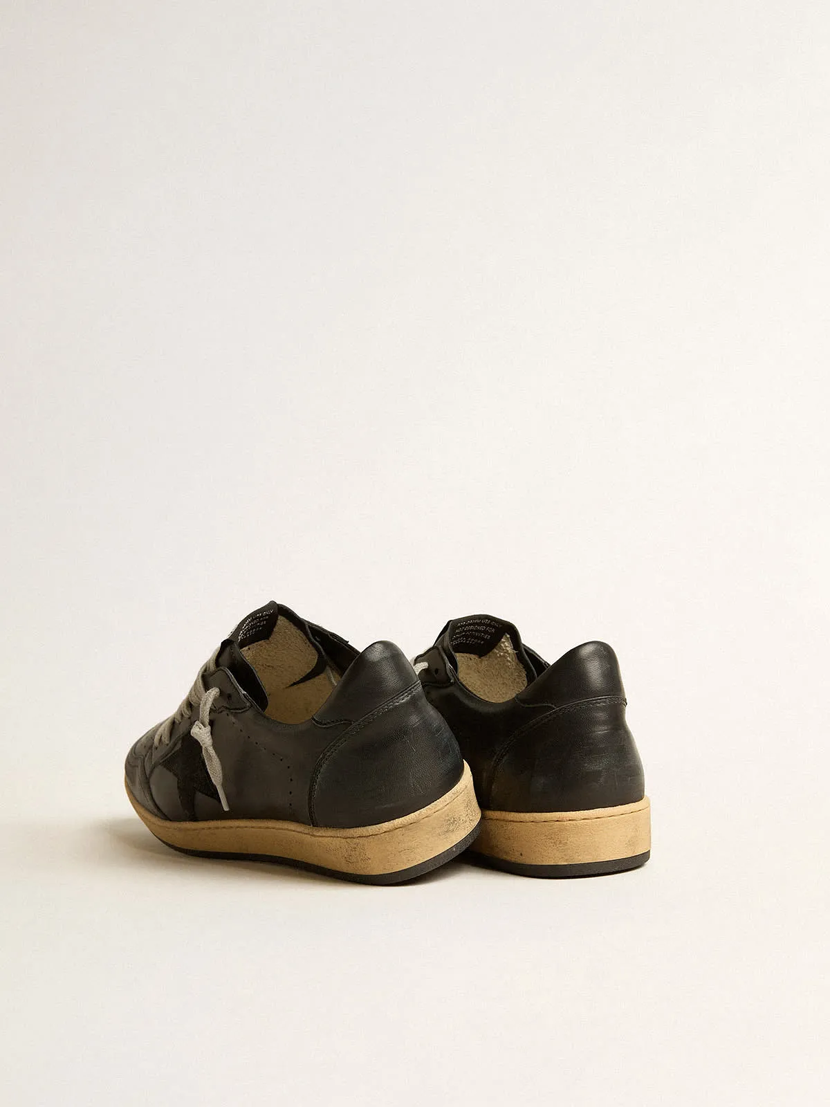 Golden Goose Ball Star Shoes in Black