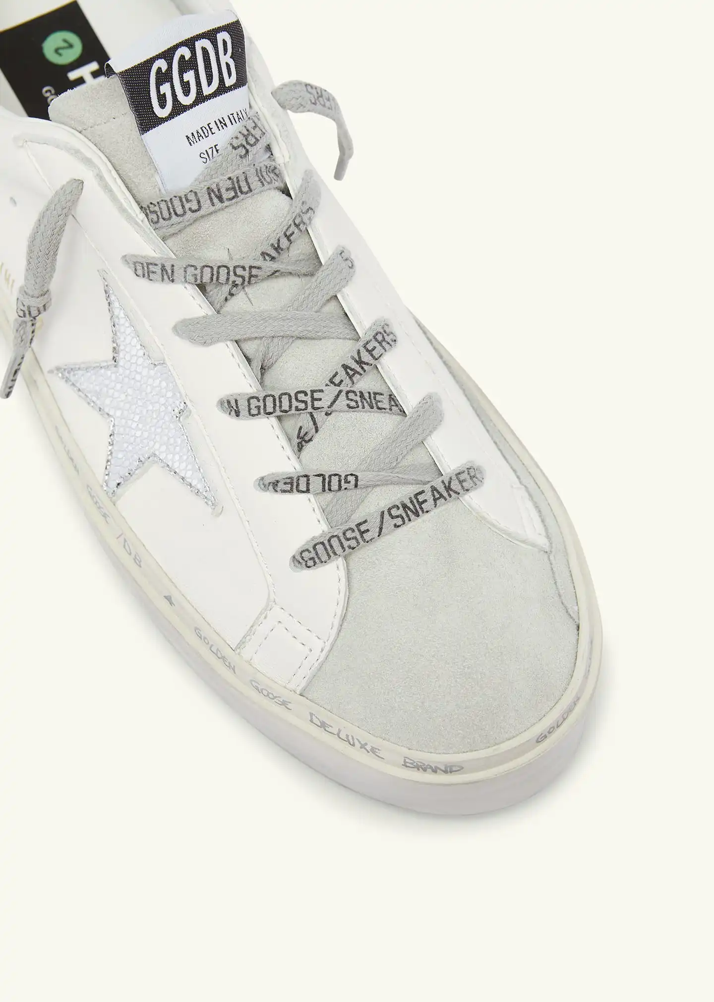 Golden Goose Hi Star Metallic Heel Shoes