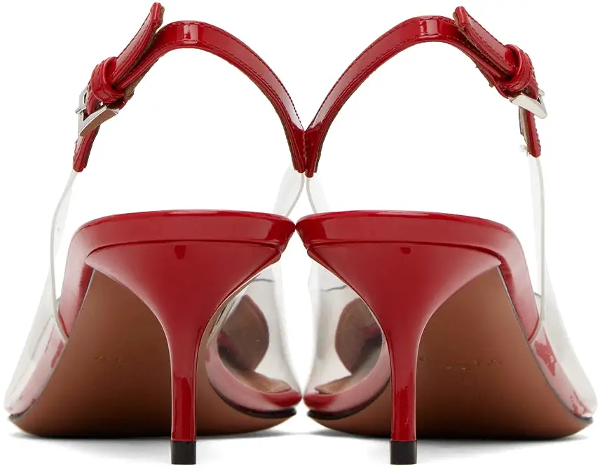 Heart 55 Slingback, Red