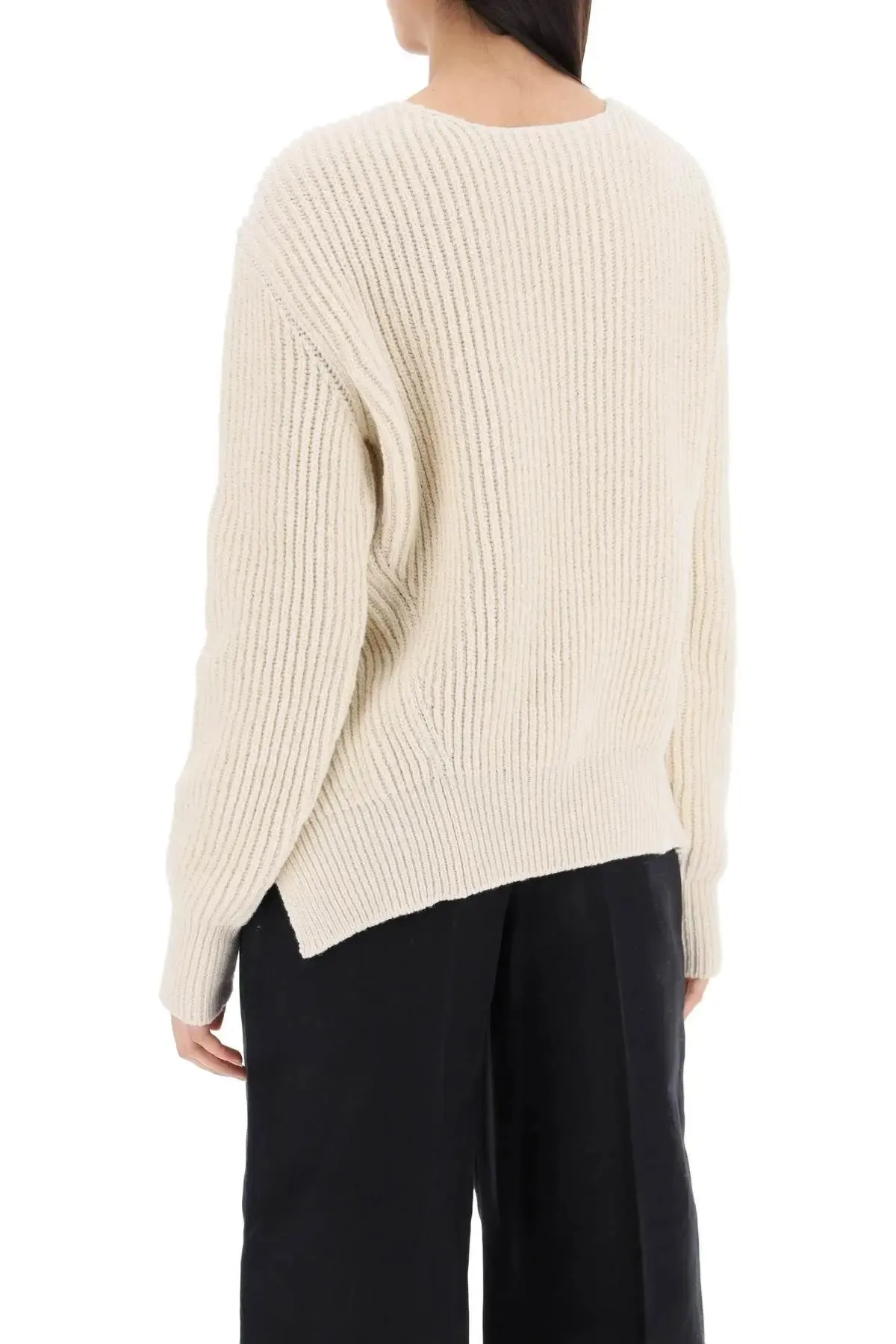 Jil Sander  |Crew Neck Casual Style Unisex Wool Rib Blended Fabrics