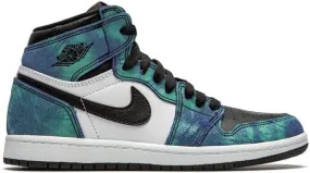 Jordan Kids Air Jordan 1 High OG Tie-Dye sneakers Blue