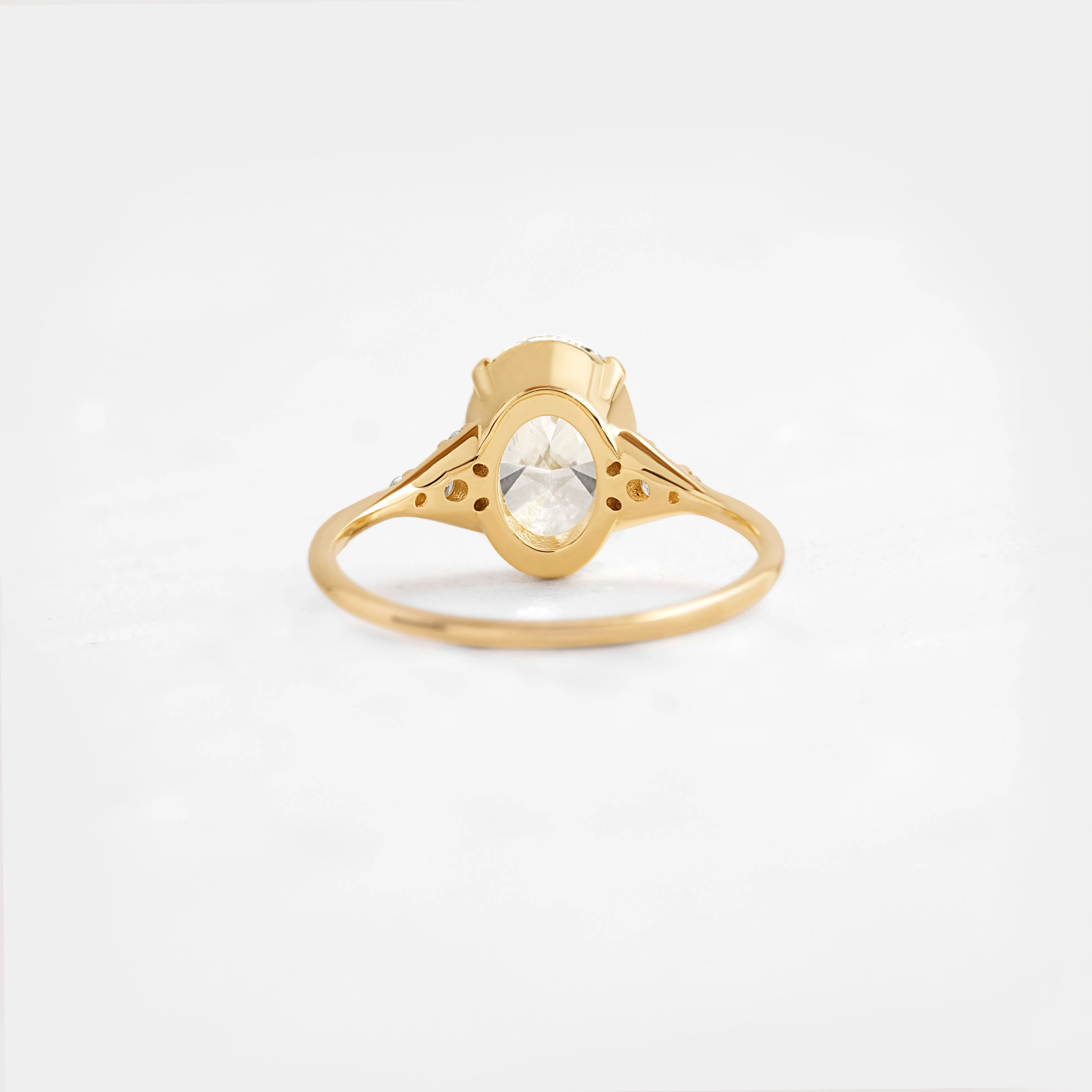 Lady's Slipper Ring, 2.02ct. Oval Cut