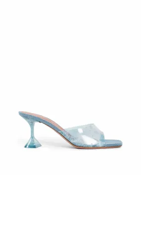 Lupita Glass Slipper 70mm - Denim