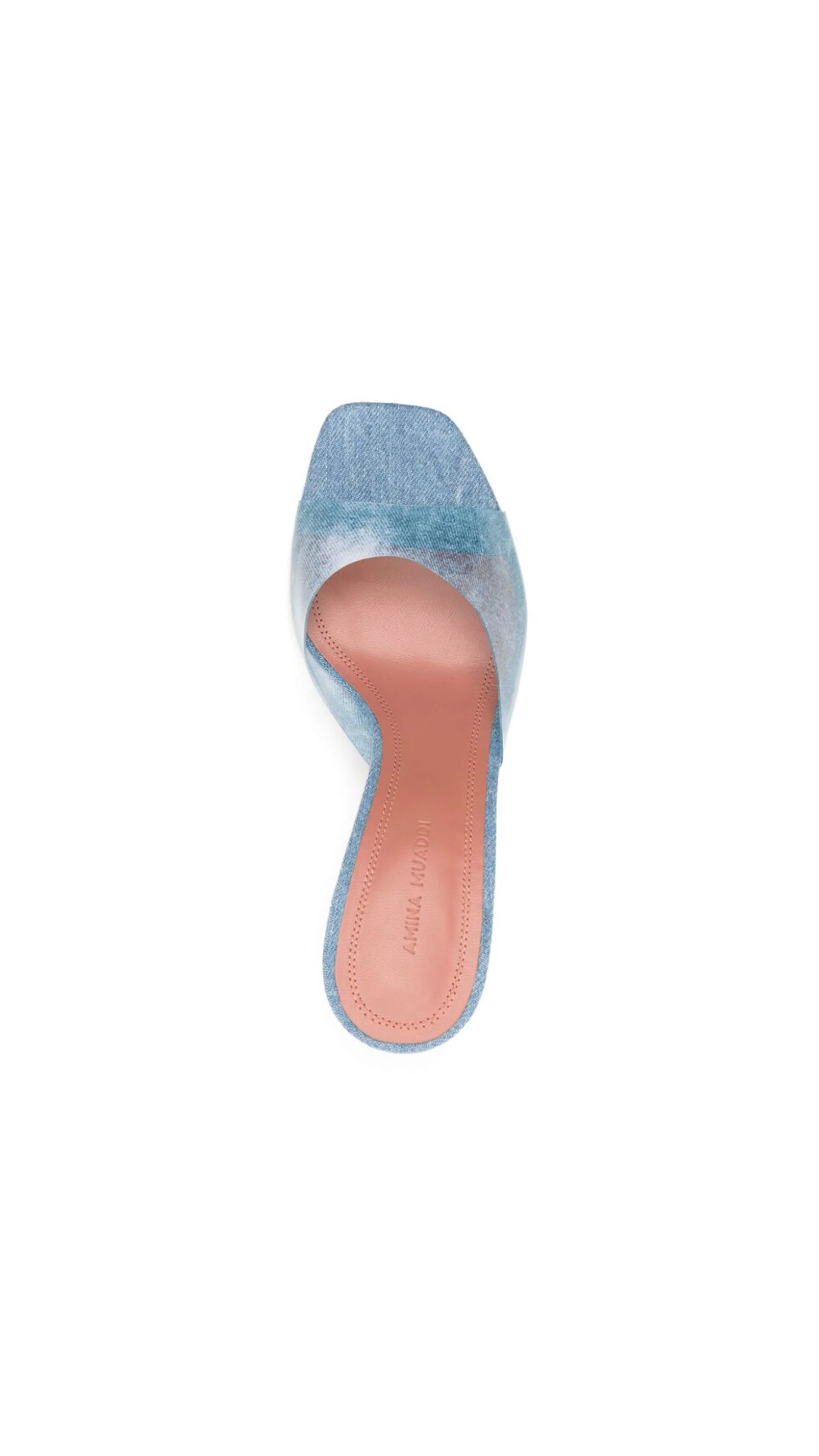 Lupita Glass Slipper - Denim