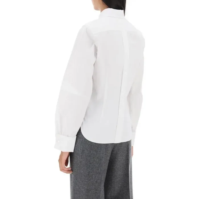 MaxMara  |Casual Style Long Sleeves Plain Cotton Office Style