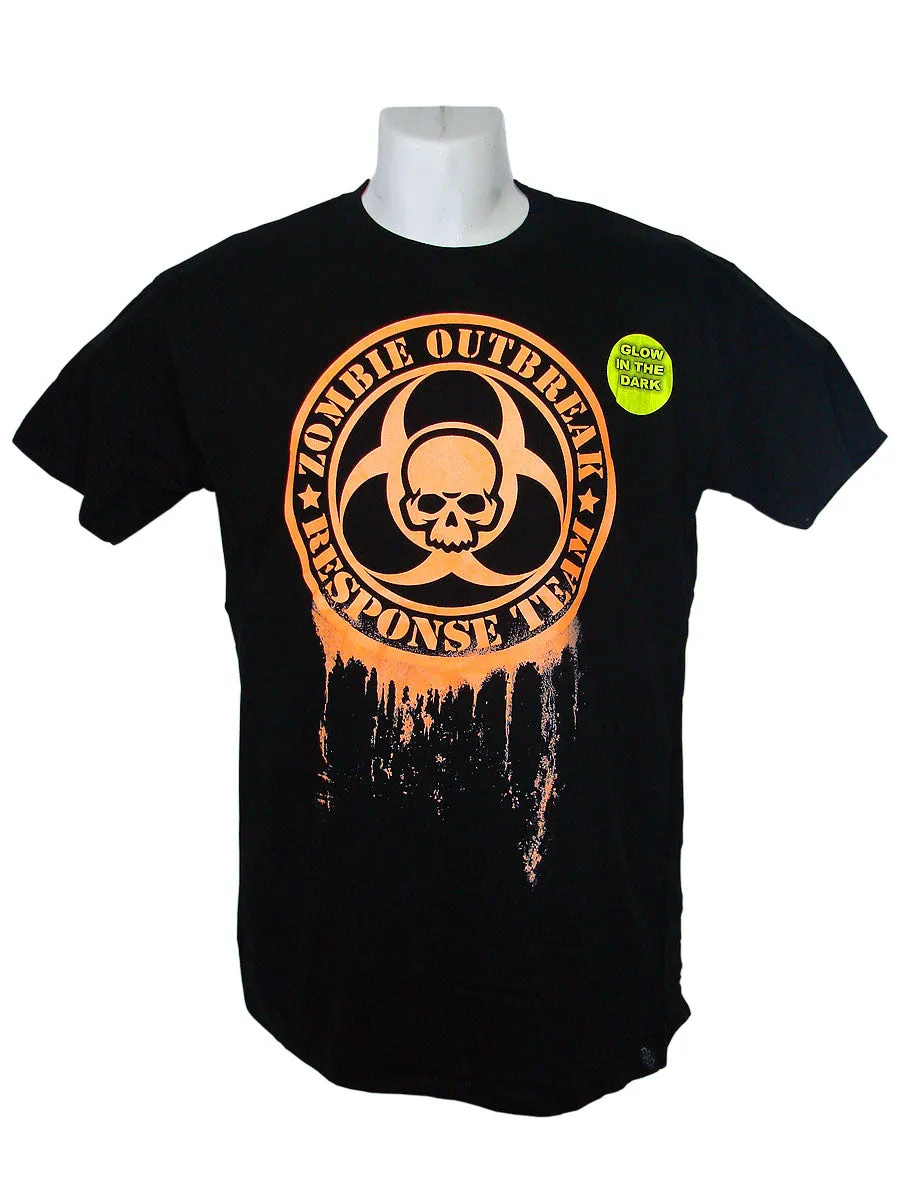 Men's Black T-Shirt Zombie Response Team