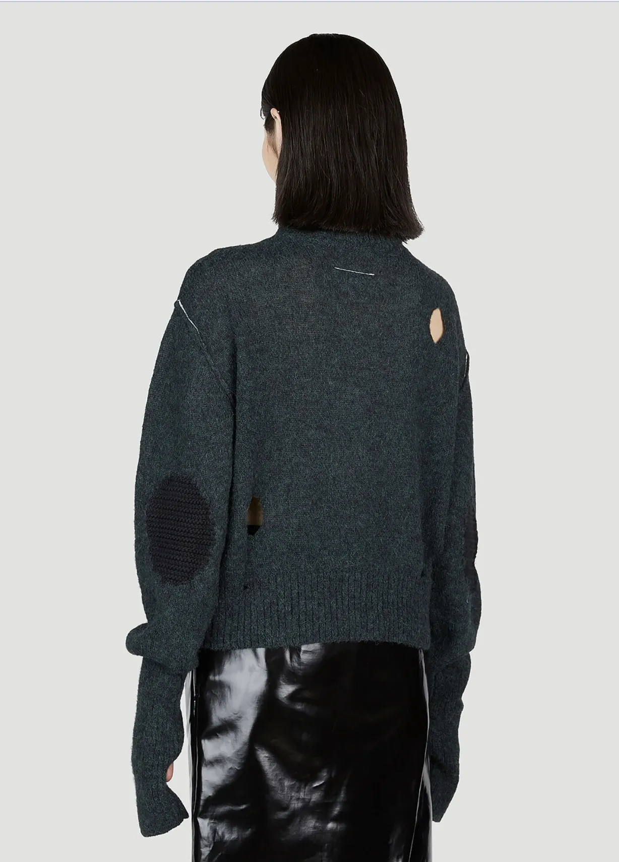 MM6 Maison Margiela  |Wool Long Sleeves Plain Party Style Elegant Style