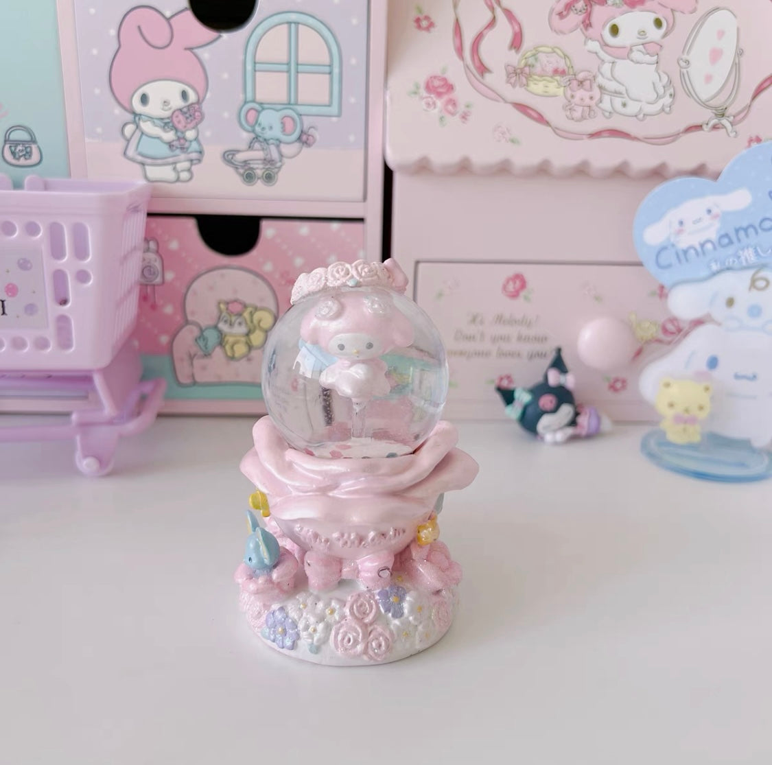 my melody snow globe