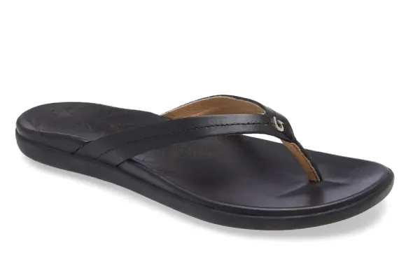 Olukai Honu - Black/Black