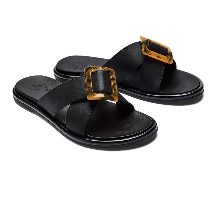 Olukai Women's La'i Slide Black