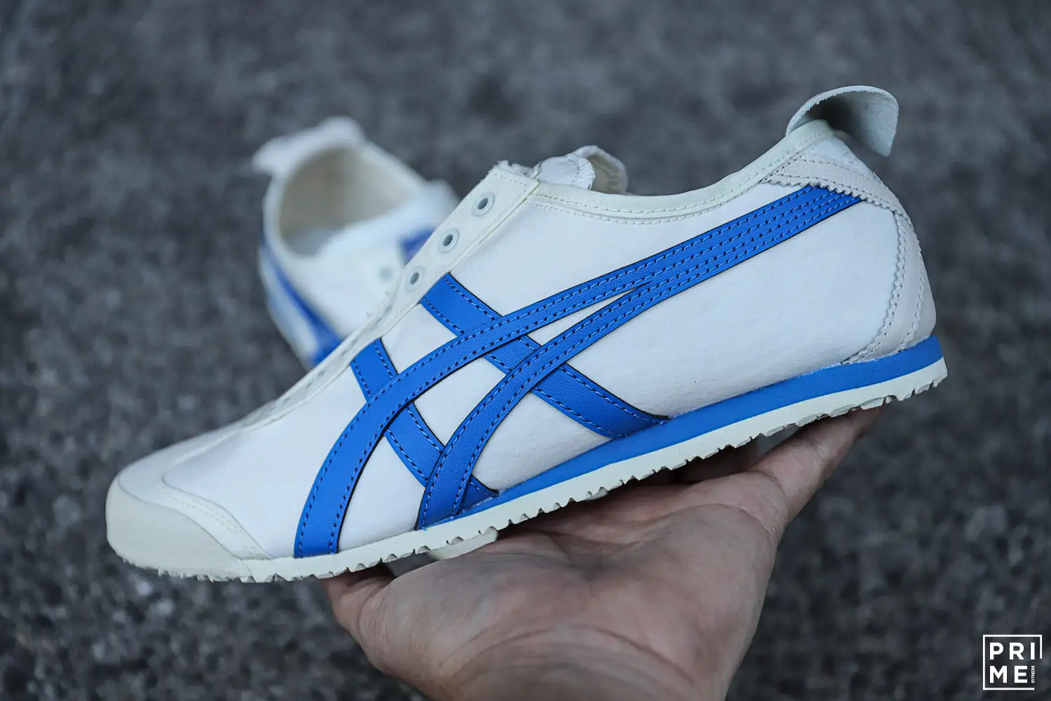 Onitsuka Tiger Mexico66 Slip on Cream/classic Blue (D3K0Q-0042)