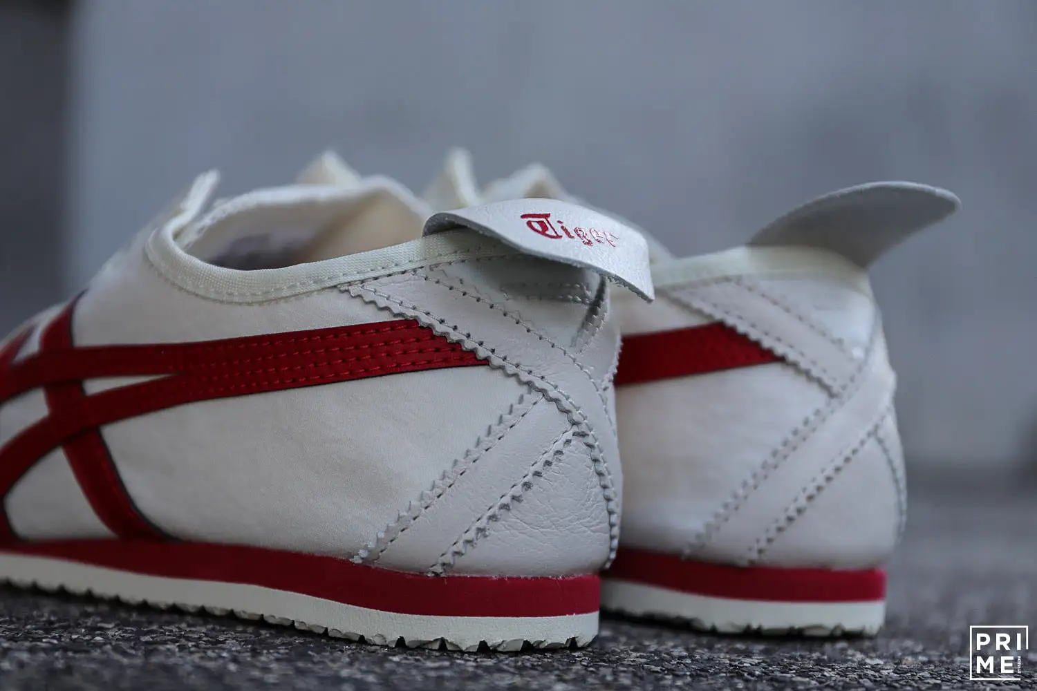 Onitsuka Tiger Mexico66 Slip on Cream/Red (D3K0Q-0023)