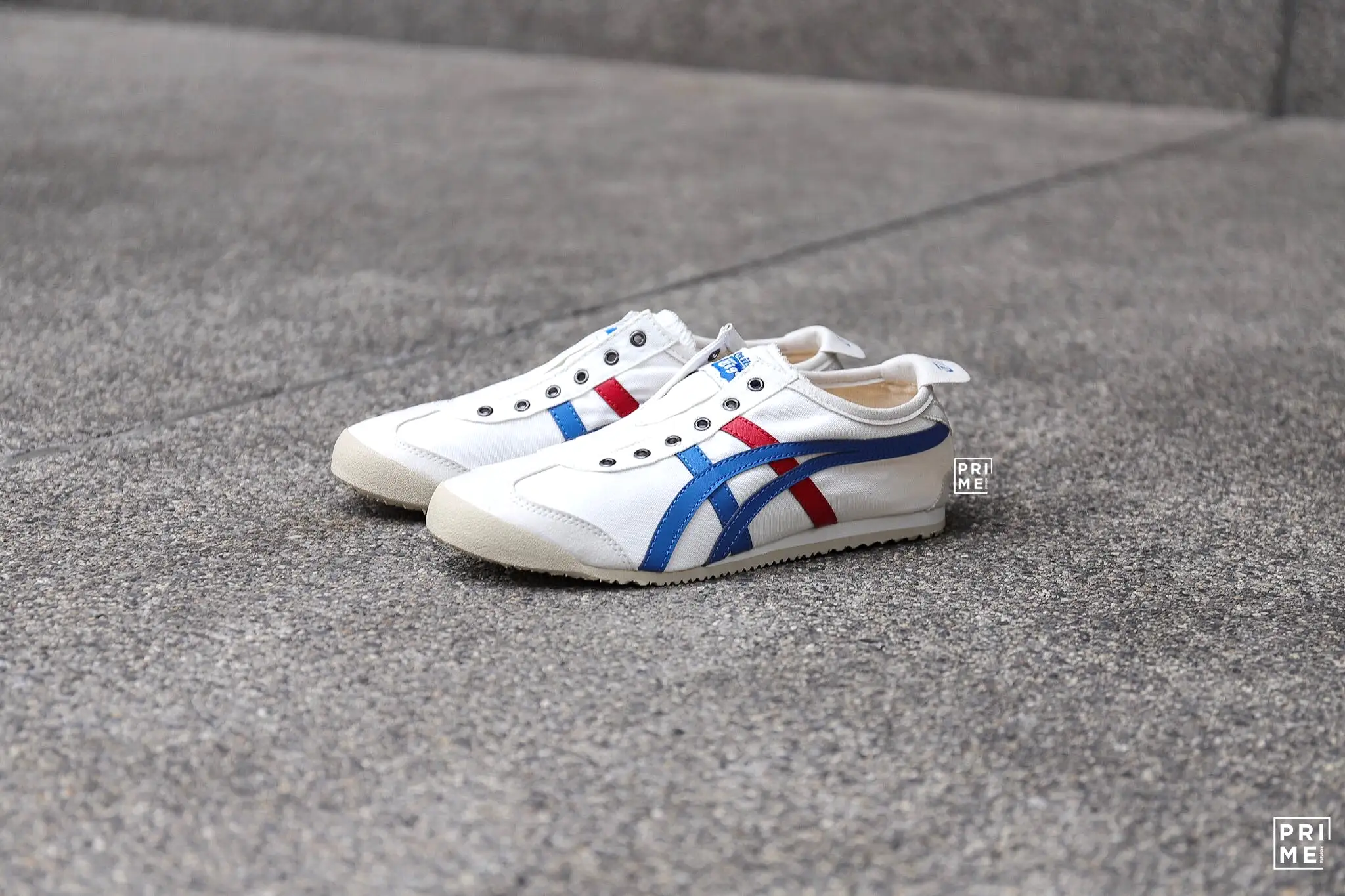 Onitsuka Tiger Mexico66 Slip on White/Tri color (D3K0N-0143)