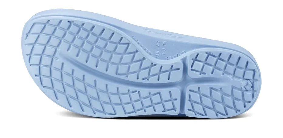 Oofos Ooahh Recovery Slide Sandal - Neptune Blue