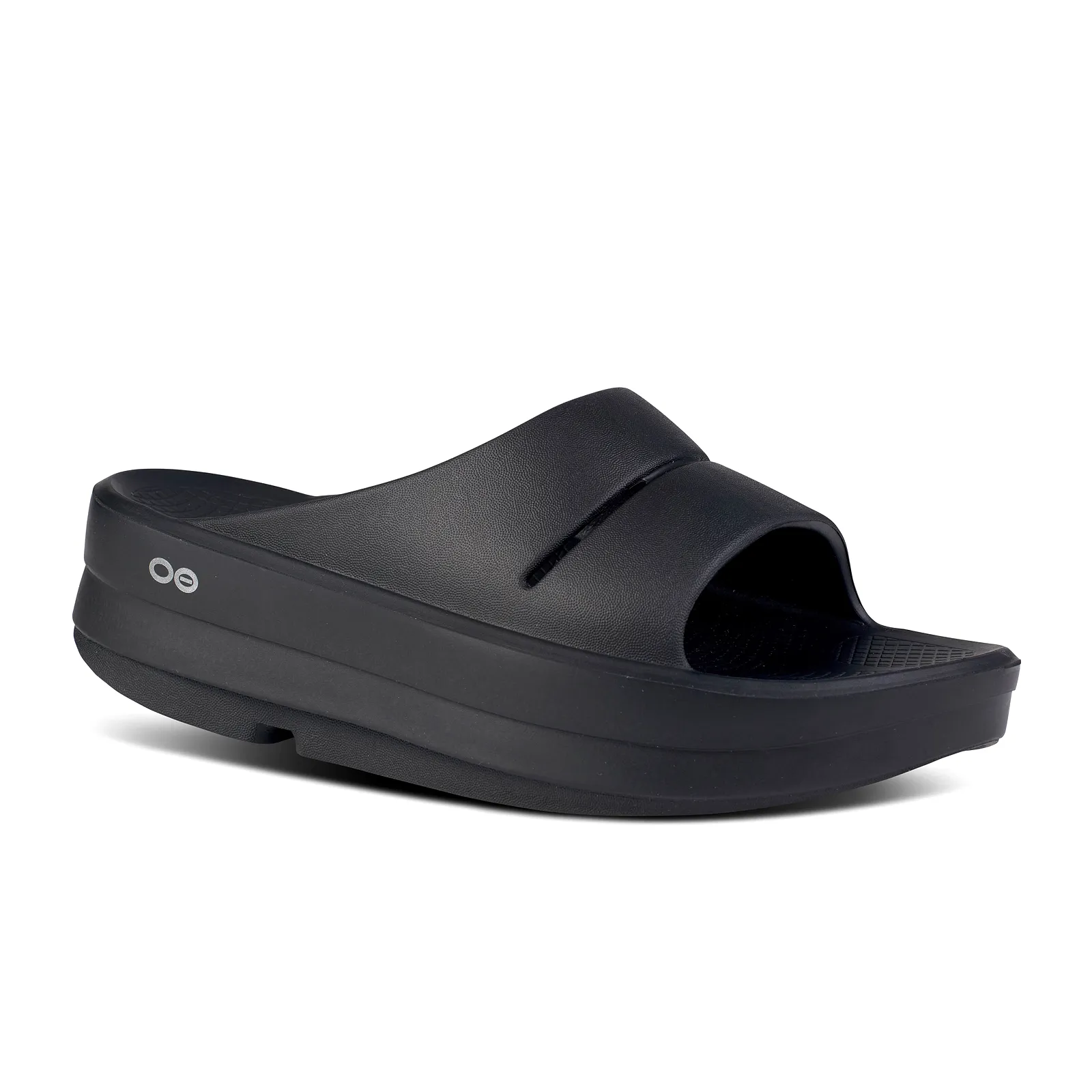 Oofos OOmega OOahh Slide Sandal (Women) - Black