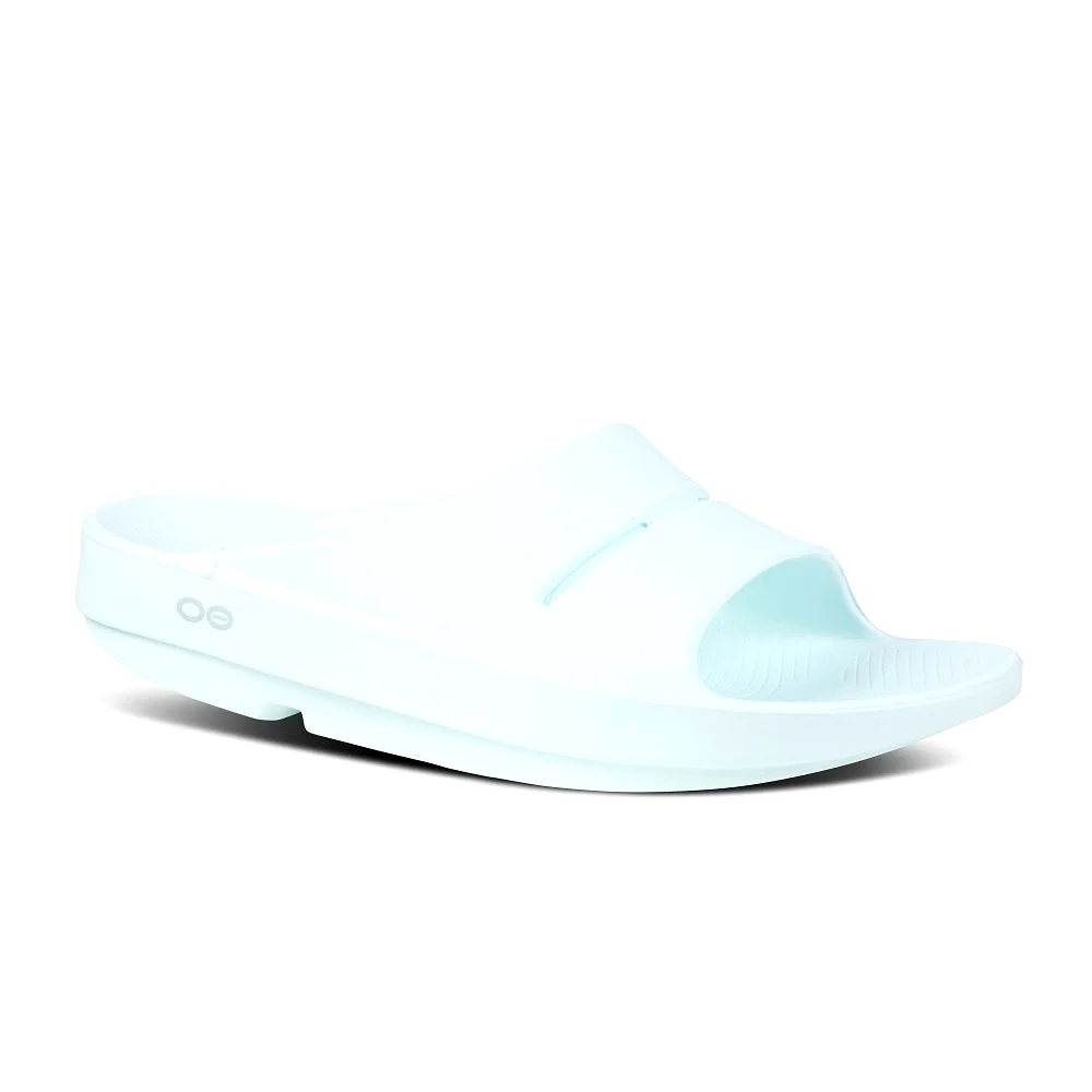 OOFOS Women's OOahh Slide Sandal - Ice