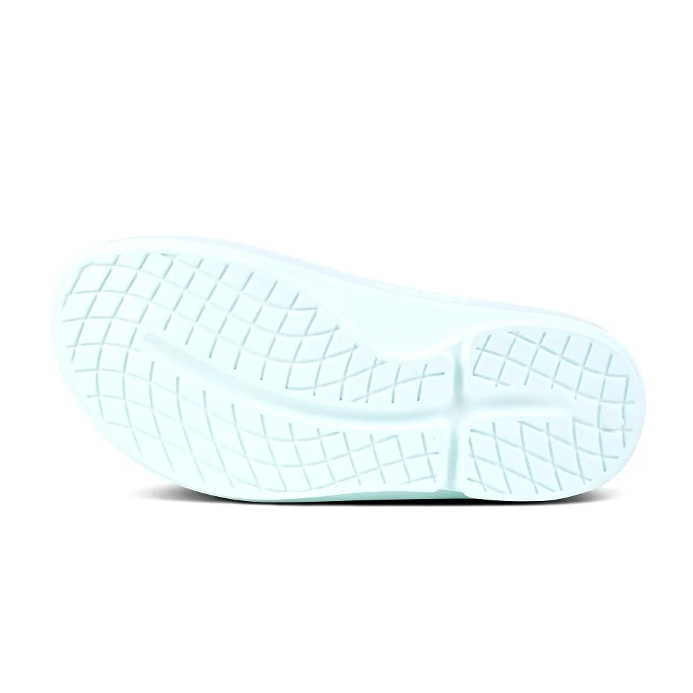 OOFOS Women's OOahh Slide Sandal - Ice