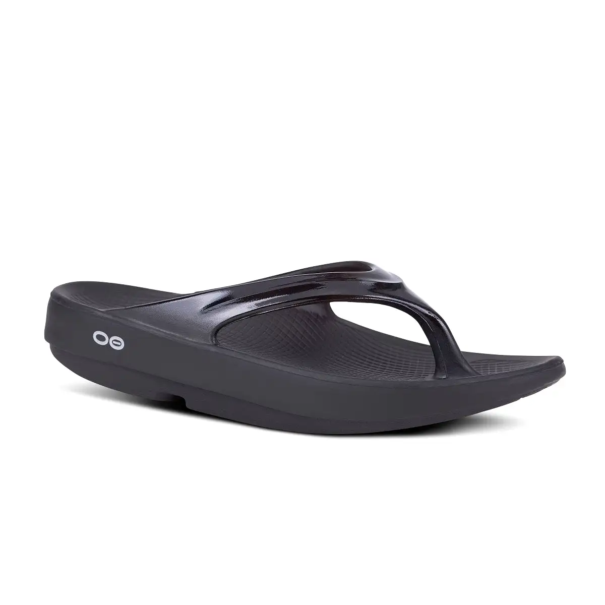 Oofos Women's Oolala Recovery Thong Sandal - Black