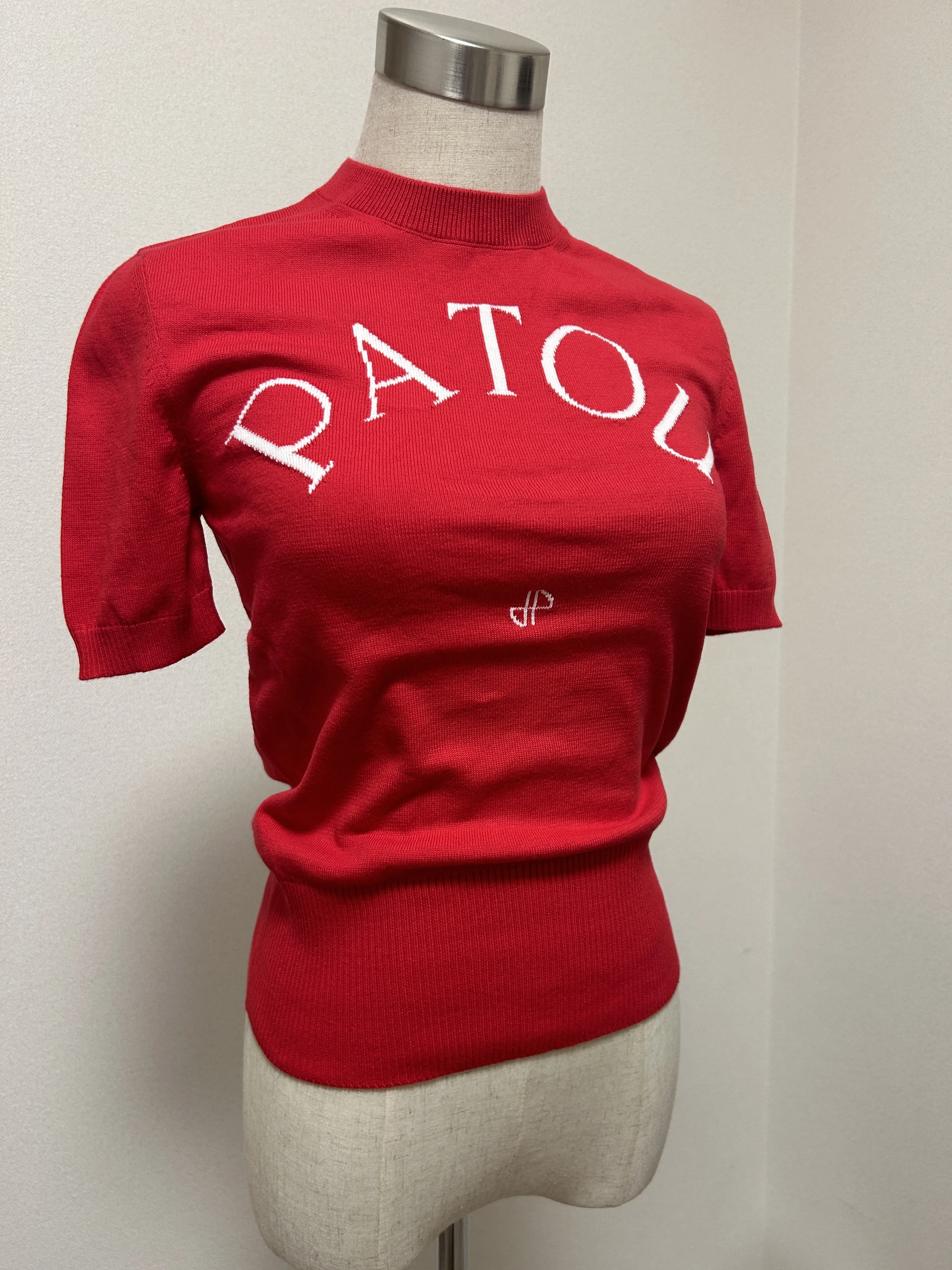 PATOU  |Casual Style U-Neck Short Sleeves Formal Style  Logo