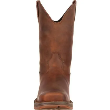 Rebel™ by Durango® Brown Pull-On Western Boot