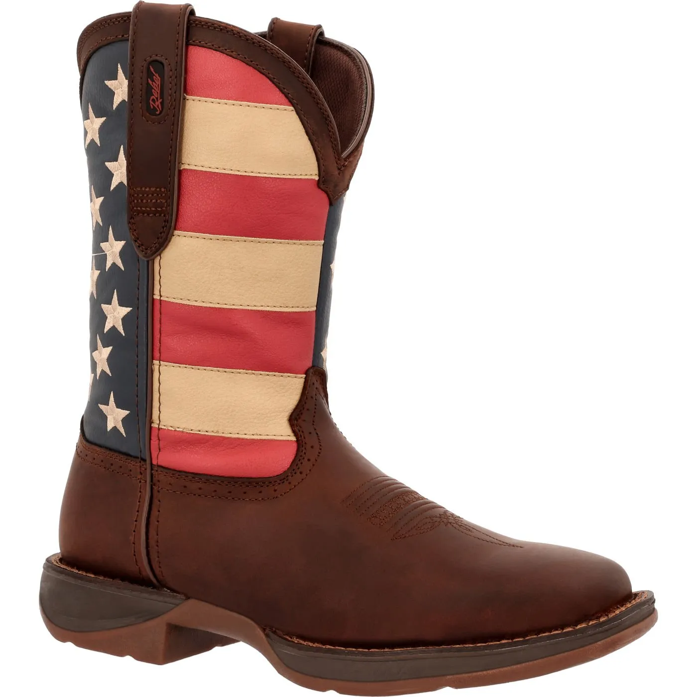 Rebel™ by Durango® Patriotic Pull-On Western Flag Boot