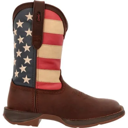 Rebel™ by Durango® Patriotic Pull-On Western Flag Boot