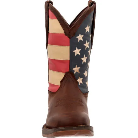 Rebel™ by Durango® Patriotic Pull-On Western Flag Boot