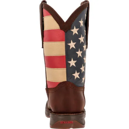 Rebel™ by Durango® Patriotic Pull-On Western Flag Boot