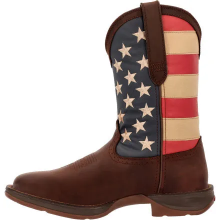 Rebel™ by Durango® Patriotic Pull-On Western Flag Boot