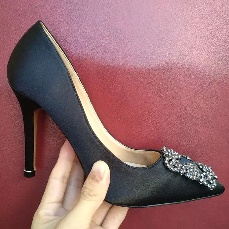 Rhinestones High Heels Pumps