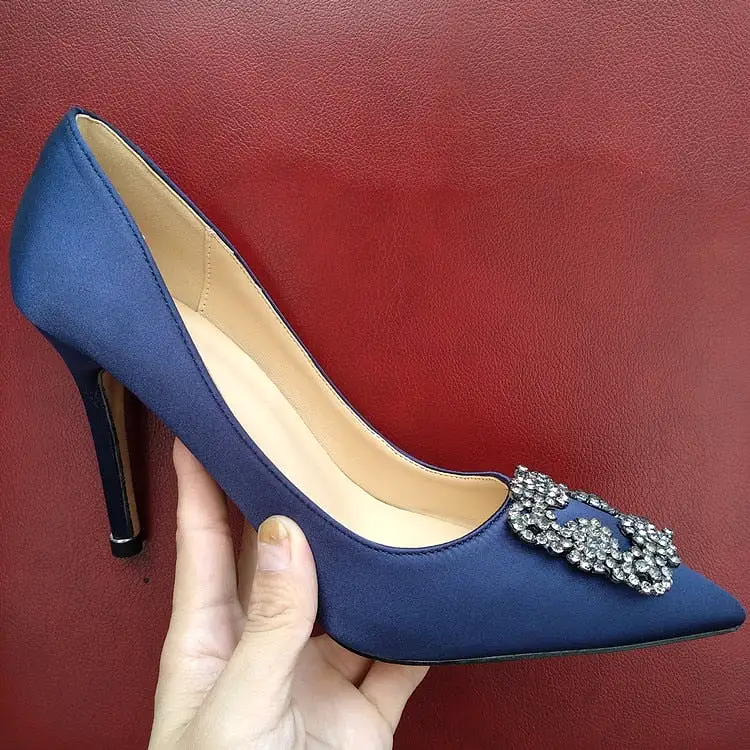 Rhinestones High Heels Pumps